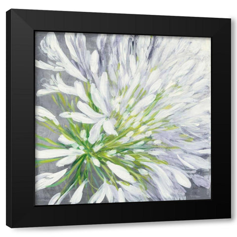 Cleome Splash II Black Modern Wood Framed Art Print by Purinton, Julia