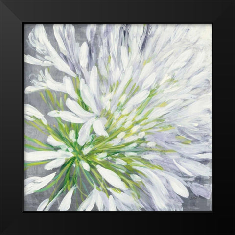 Cleome Splash II Black Modern Wood Framed Art Print by Purinton, Julia