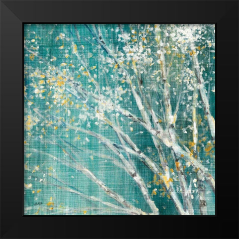 Blue Birch II Black Modern Wood Framed Art Print by Purinton, Julia