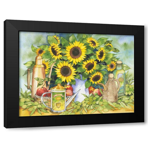 Tuscan Day Black Modern Wood Framed Art Print by McKenna, Kathleen Parr