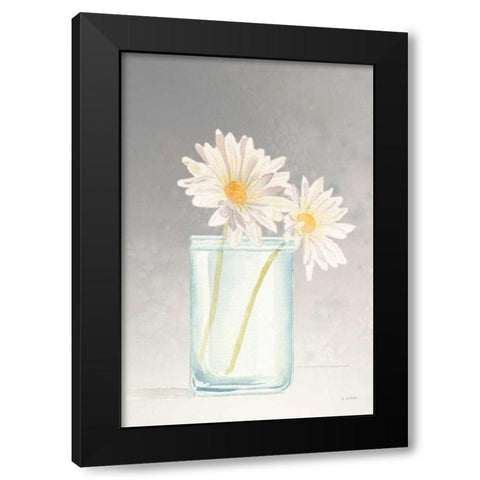 Tranquil Blossoms IV Black Modern Wood Framed Art Print with Double Matting by Wiens, James