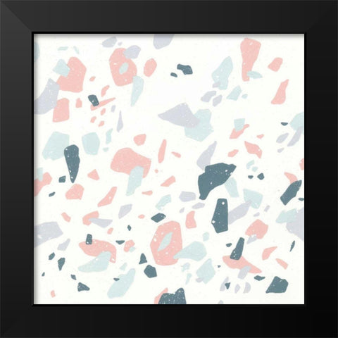 Terrazzo I Black Modern Wood Framed Art Print by Hershey, Moira