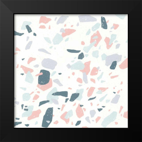 Terrazzo II Black Modern Wood Framed Art Print by Hershey, Moira