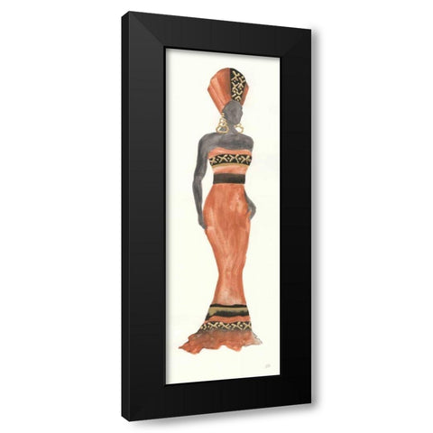 Global Fashion I Black Modern Wood Framed Art Print by Paschke, Chris