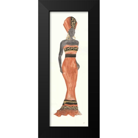 Global Fashion I Black Modern Wood Framed Art Print by Paschke, Chris