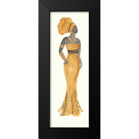 Global Fashion III Black Modern Wood Framed Art Print by Paschke, Chris
