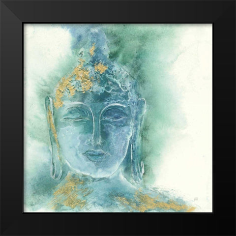 Gilded Buddha I Black Modern Wood Framed Art Print by Paschke, Chris