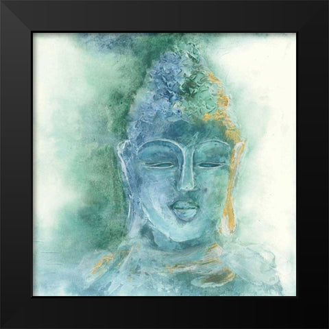 Gilded Buddha II Black Modern Wood Framed Art Print by Paschke, Chris