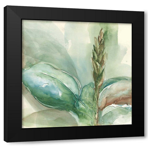 Exotic Flower I Black Modern Wood Framed Art Print by Paschke, Chris