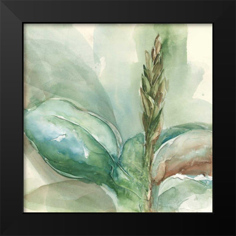 Exotic Flower I Black Modern Wood Framed Art Print by Paschke, Chris