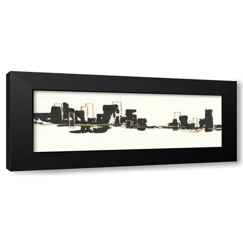 Gilded City II Black Modern Wood Framed Art Print by Paschke, Chris