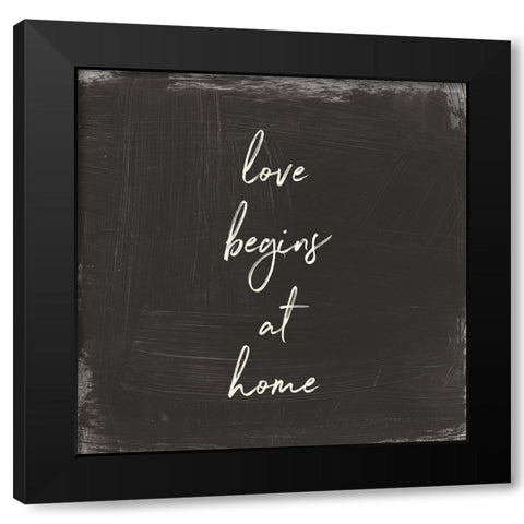 My Home Inspiration IV Black Modern Wood Framed Art Print with Double Matting by Wild Apple Portfolio