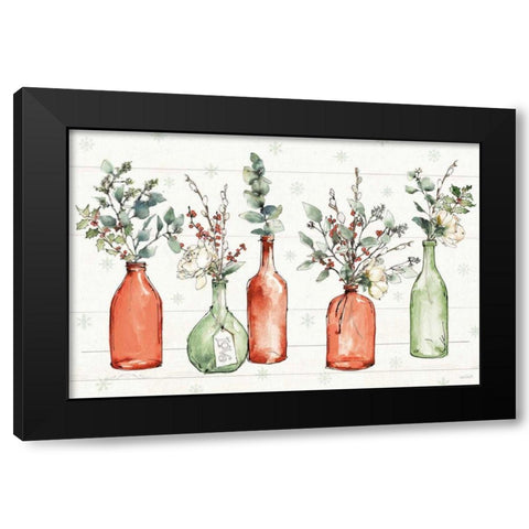 Modern Farmhouse I Christmas Black Modern Wood Framed Art Print by Tavoletti, Anne
