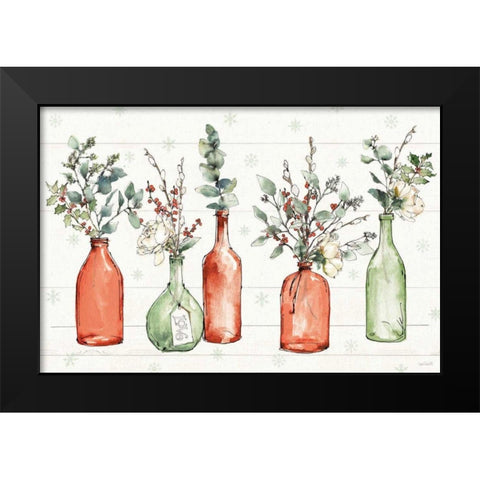 Modern Farmhouse I Christmas Black Modern Wood Framed Art Print by Tavoletti, Anne