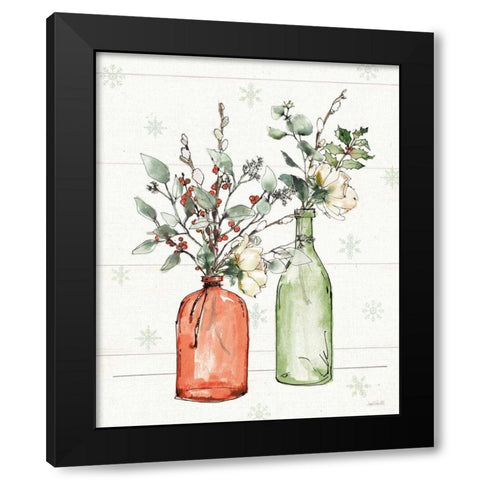 Modern Farmhouse II Christmas Black Modern Wood Framed Art Print by Tavoletti, Anne