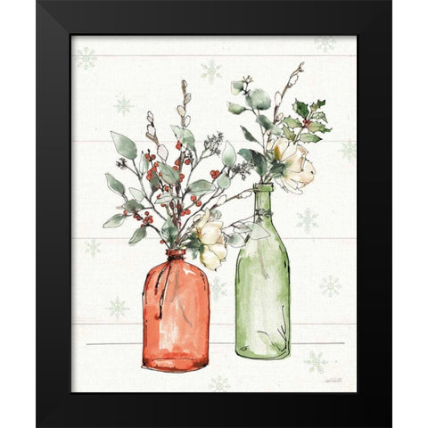Modern Farmhouse II Christmas Black Modern Wood Framed Art Print by Tavoletti, Anne