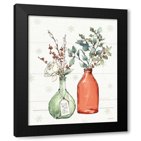 Modern Farmhouse III Christmas Black Modern Wood Framed Art Print by Tavoletti, Anne