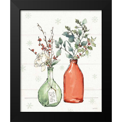 Modern Farmhouse III Christmas Black Modern Wood Framed Art Print by Tavoletti, Anne