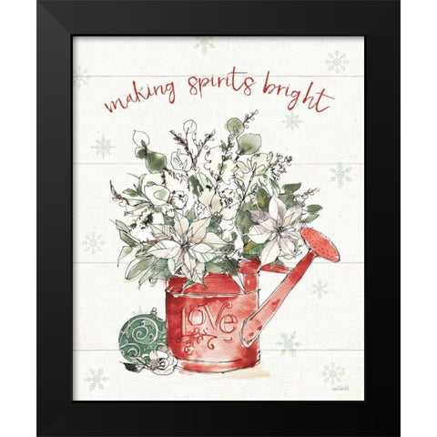 Modern Farmhouse IV Christmas Black Modern Wood Framed Art Print by Tavoletti, Anne