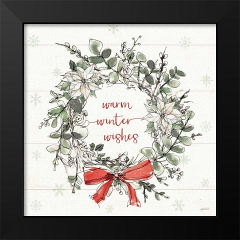 Modern Farmhouse VII Christmas Black Modern Wood Framed Art Print by Tavoletti, Anne