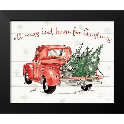 Modern Farmhouse IX Christmas Black Modern Wood Framed Art Print by Tavoletti, Anne