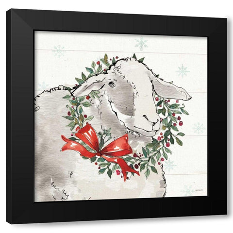 Modern Farmhouse XIII Christmas Black Modern Wood Framed Art Print by Tavoletti, Anne