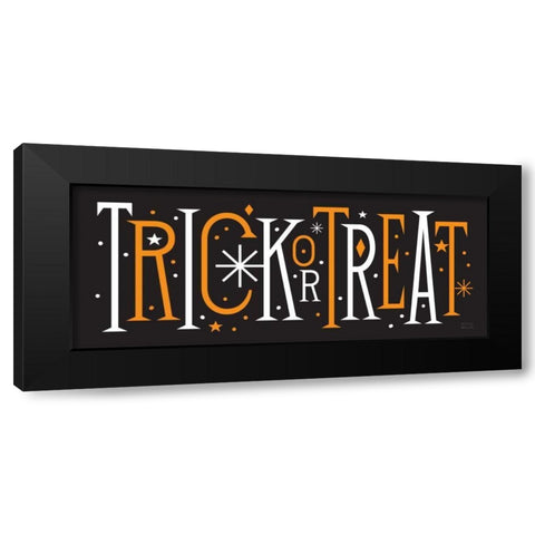 Festive Fright Trick or Treat III Black Modern Wood Framed Art Print with Double Matting by Mullan, Michael