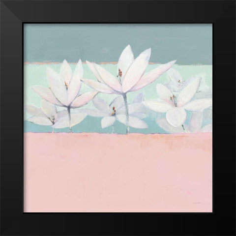 Field Day Pastel Black Modern Wood Framed Art Print by Tillmon, Avery