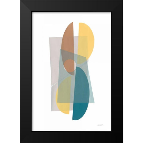 Transparent Black Modern Wood Framed Art Print by Schick, Mike