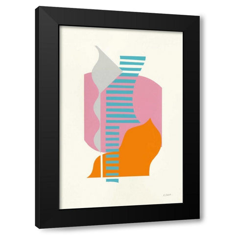 Boardwalk Black Modern Wood Framed Art Print with Double Matting by Schick, Mike