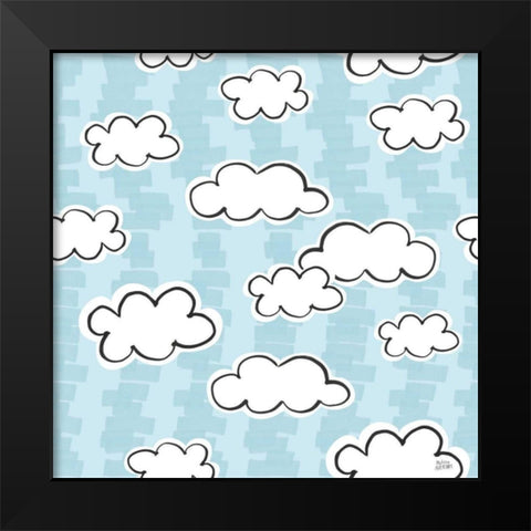 Wild About You Pattern II Black Modern Wood Framed Art Print by Averinos, Melissa