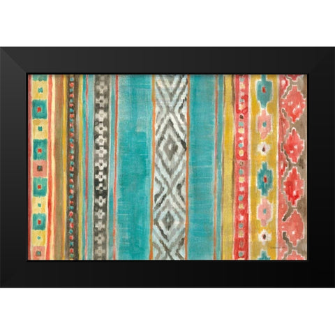 Spirit of the Andes Black Modern Wood Framed Art Print by Nai, Danhui