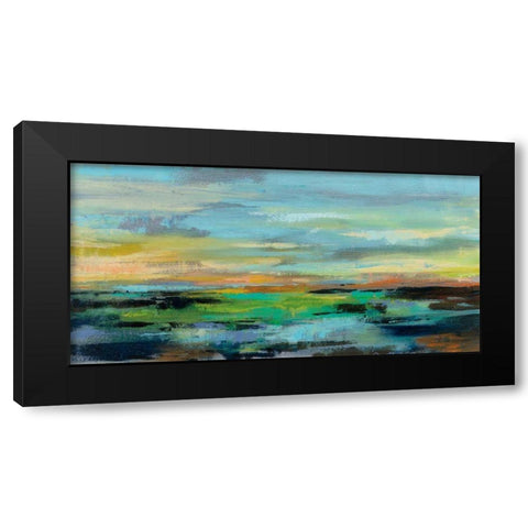Delmar Sunset I Black Modern Wood Framed Art Print by Vassileva, Silvia