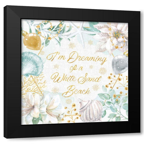 Winter Coast III Black Modern Wood Framed Art Print with Double Matting by Grove, Beth