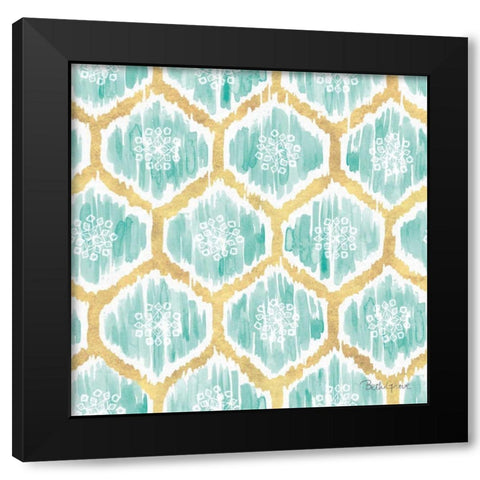 Winter Coast Pattern VA Black Modern Wood Framed Art Print with Double Matting by Grove, Beth