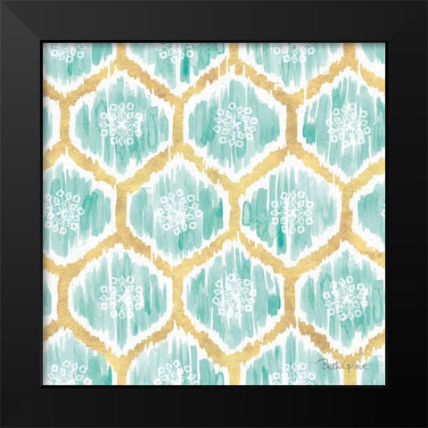 Winter Coast Pattern VA Black Modern Wood Framed Art Print by Grove, Beth