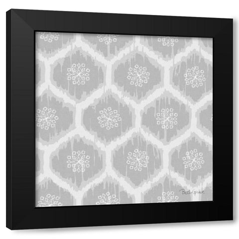 Winter Coast Pattern VE Black Modern Wood Framed Art Print with Double Matting by Grove, Beth