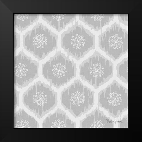 Winter Coast Pattern VE Black Modern Wood Framed Art Print by Grove, Beth