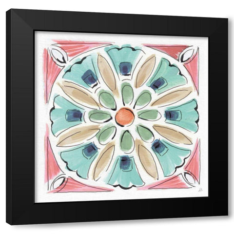 Springtime XI Black Modern Wood Framed Art Print with Double Matting by Brissonnet, Daphne