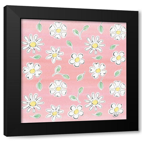 Springtime Pattern VIIC Black Modern Wood Framed Art Print with Double Matting by Brissonnet, Daphne