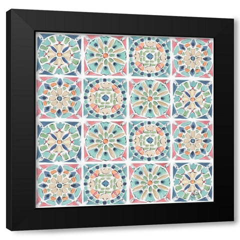 Springtime Pattern VIII Black Modern Wood Framed Art Print by Brissonnet, Daphne