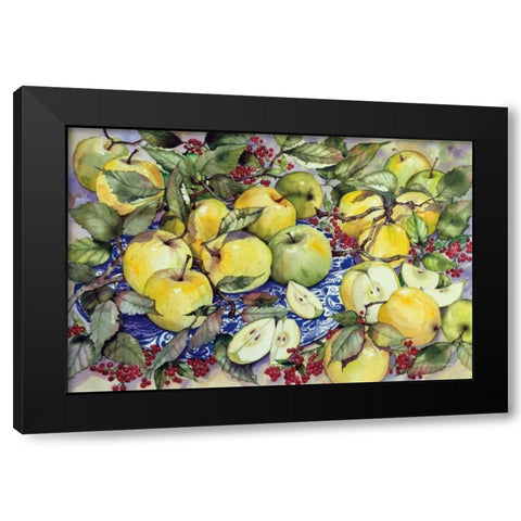 Just Picked Black Modern Wood Framed Art Print by McKenna, Kathleen Parr