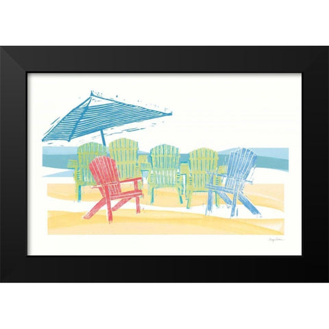 Easy Life I Black Modern Wood Framed Art Print by Tillmon, Avery