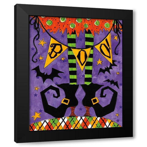 Spooky Fun VII Black Modern Wood Framed Art Print with Double Matting by Tavoletti, Anne