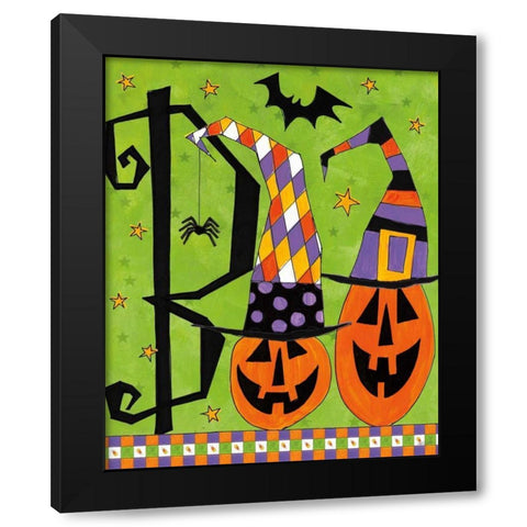 Spooky Fun VIII Black Modern Wood Framed Art Print with Double Matting by Tavoletti, Anne