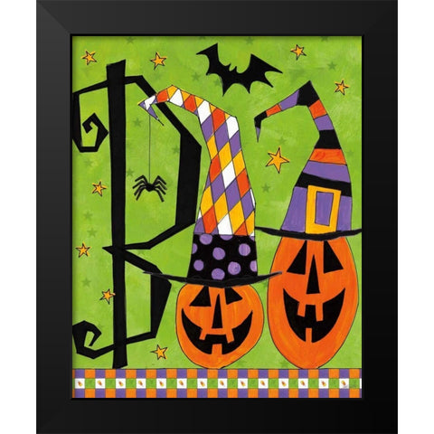 Spooky Fun VIII Black Modern Wood Framed Art Print by Tavoletti, Anne