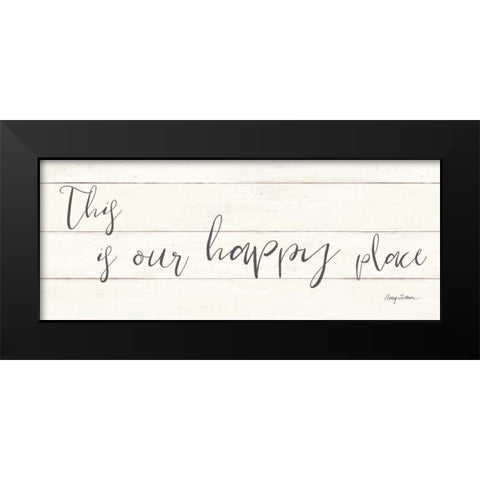 Life at Home IX Shiplap Black Modern Wood Framed Art Print by Tillmon, Avery