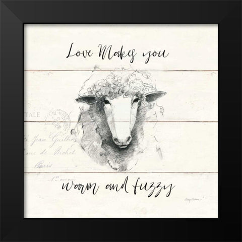 Life at Home VIII Shiplap Black Modern Wood Framed Art Print by Tillmon, Avery