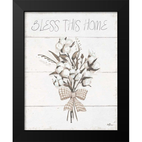 Blessed II Neutral Black Modern Wood Framed Art Print by Penner, Janelle