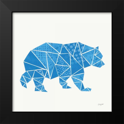 Geometric Animal I Black Modern Wood Framed Art Print by Prahl, Courtney